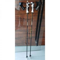 스키 폴대 길이조절 카본 스키폴, 올드 스타일 블랙, 105cm