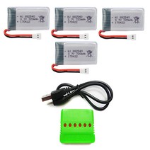 SYMA X5 X5C X5SW 드론배터리 드론부품, 77. (X5C) 720mah4개+6in1충전, 1개