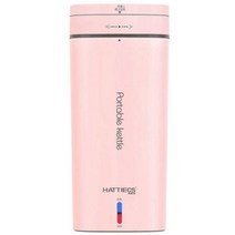 휴대용전기포트 여행용 접이식포트 커피포트 휴대용 전기 주전자 고속 가열 물 보일러 304 스테인레스 스틸 500ml 용량 커피 주전자 가전 제품 220V, 1016A Pink_220V-240V