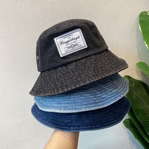 오너클랜 라벨 데님 버킷햇 ELM-010_WA37BC5