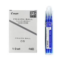 프릭션 노크볼펜용 리필심 0.5mm 3p, 블루, 5개