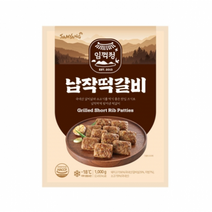 모닝하임 임꺽정 납작떡갈비1kg, 1kg, 35개