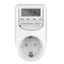 사무실 전원 소켓 디지털 타이머 콘센트 충전식 카운트다운 EU 플러그, type1, 1개