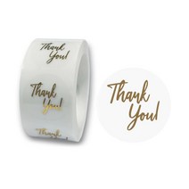 피케이몰 투명 롤 땡큐 레터링 씰링 스티커 글씨 스티커, 1개, 본품