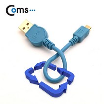 Coms 스트롱 미니 케이블 USB to 마이크로 B (블루)1, 블루
