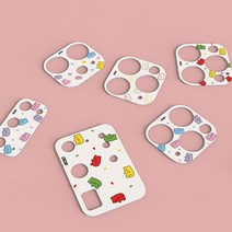 젤리곰 핸드폰 카메라 보호 필름 스마트폰 보호캡 아이폰14 프로 맥스 플러스 우체국택배, IPHONE 14, H.하트베어구미클리어