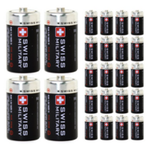 스위스밀리터리 망간 건전지 D형, 1개, 48개