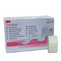 3M 트랜스포어 1527-0 외과용비닐테이프 폭 1.25cm, 1