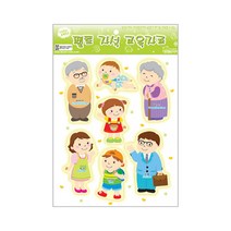 펠트 자석교구 모형류/문자류 모음 (한글 영어 언어 동식물 교통수단) 교육자료, 펠트자석교구 모형류 가족