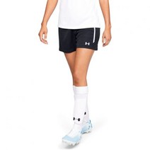 Under Armour 여성용 마퀴나 2.0 축구 반바지, 블랙(001)/화이트, 크기가 큰