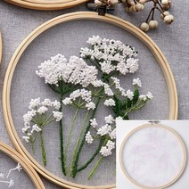 프랑스 자수 패키지 도안 재료 키트 DIY 십자수 들꽃