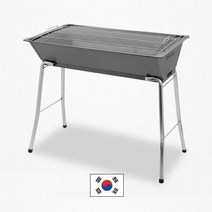 캠핑 바베큐 그릴 베이직 스탠드 XL 7~8인 야외 숯불 숯통 포함