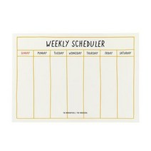 아트박스 만년스케쥴러 옐로카피 18개월 위클리가로 (04009573), 단품