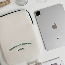 언더프 레터링 아이보리 태블릿 케이스, 아이보리11인치