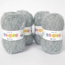 연일섬유 웰빙수세미 실 4p, 50 회색, 4개입