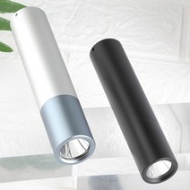 캠핑 아웃도어 용품源头工厂定制LED户外强光照明内置锂电池USB充电礼品手电变焦手电, D02 Black Zoom-2600 mah