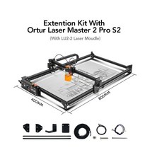 레이저각인기 레이저마킹기 ortur laser master 2 pro s2-lf 레이저 조각기 레이저 조각 절단기 공기 보조 노즐이 있는, 프로 lu2-2-ek