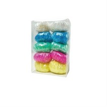 나올 이어캡 100개입 컬러 방수 펌 염색 파마 일회용 이어커버 비닐 귀마개 귀덮개 미용실, 2세트