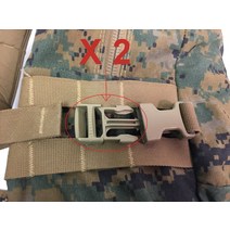 2 교체 버클 USMC ILBE 젠 Tan Male 알레 - 아크테릭스 메인 팩 어썰트