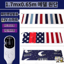 자동차 차량용 전기장판 24v 대형 화물차 1인용 전기요 12v 자동차용 2인용 방수 안전침대, 12볼트 170x65cm9단 타이머 스위치