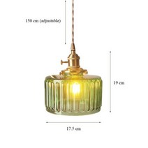 샹들리에 레트로 미니 유리 카페 빈티지 무드등 크리스탈, C 2, 6W LED 전구