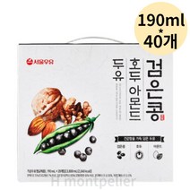 서울우유 검은콩 호두 아몬드 두유, 7600ml, 1개
