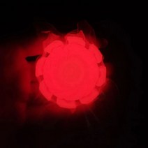 T-MAX EDC 자체 발광 핑거팁 스피너 용암 터빈 S 성인용 금속 절판 오리지널 감압 장난감, Luminous red