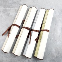 서예용 족자 서예족자 빈족자 무지족자 민족자 공족자 화선지 작품용 민화 수묵화 도화지 세로형 브라운