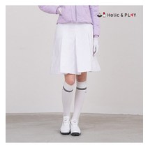 홀릭앤플레이 홀릭앤플레이 여성 다이아 퀼팅 패딩 롱 플레어 큐롯_ HC4WCU003-WH