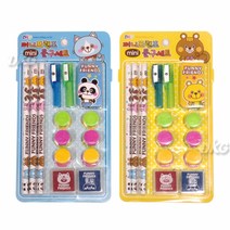 쁘렙 퍼니프랜즈미니문구세트 웰컴키트 문구용품 학용품세트 초등입학선물 중고등학생, 단품, 상세페이지 참조