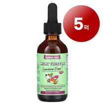 리암마켓 Wonder Paws 원더 포즈 강아지용 면역 건강 관리 보충제 밀크시슬 60ml 1팩, 5팩