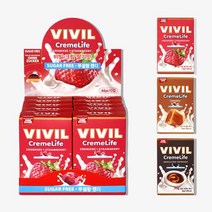[라이프트렌드2023과시적비소비] 독일 비빌 크림 라이프 박스 캔디 무설탕 사탕, 5. 크림 카라멜 (40g x 10갑)