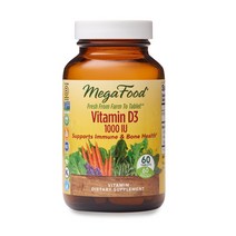 Megafood 비타민 d3 1000lu 타블렛, 60개입, 1개, 60정