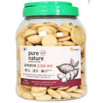 퓨어네이쳐 반려견 쿠키 비스킷 1.1kg x 2개 | 홍삼 키토올리고당 함유 | 강아지 댕댕이 간식 트릿 | Pure Nature Dog Biscuit, Sweet Potato 고구마