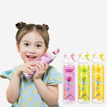 [컬러풀선데이] 버블클렌저 200ml 유아 바디클렌저 3개세트, 바나나, 사과, 사과