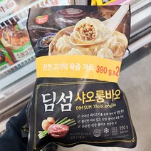 종이84.1366 동원 딤섬 샤오롱바오 389.74g X 2개입 x 1개, 종이박스포장