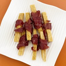 아침애 무방부제 반려동물 수제간식, 치즈껌과 오리안심80g, 1개