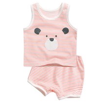 그린베베 국내생산 영유아용 여름 퓨어곰 쟈가드내의(나시)
