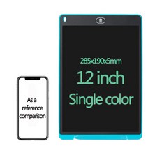 스크린톤 글라스펜 전자 스케치북 led 12 인치 전자 그리기 LCD 보드 그림 도구 쓰기 낙서 태블릿 아이 교