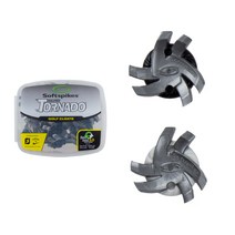 토네이도 골프화 스파이크 풋조이 타입 (가지 2컬러), 실버, 1개