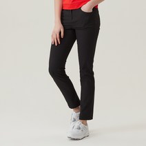 여성 립조직 슬림핏 팬츠