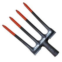 로타리삽 고구마 괭이 수확 파종기 땅파기, 길이 1.2m 강철포크, 1개