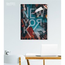아이엠스톡 인테리어 액자 New York City 시리즈 043 뉴욕 사진 원목 캔퍼스액자, 블랙원목