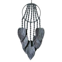 세련된 마크라메 벽 교수형 boho 태피스트리 프린지 벽 술 장식 짠 홈 웨딩 장식 아파트 기숙사 갤러리 배경, 회색, 면 100 %