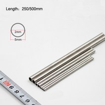 수도 배관 110 개 길이 250500mm 304 심리스 스테인레스 스틸 모세관 1mm2mm3mm4mm5mm6mm8mm10mm12mm 파이, 08 5x3x250mm   3pcs