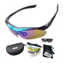 make speed 자전거고글(선글라스) 5종렌즈 풀세트