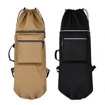 스케이보드가방 롱보드 멀티백 대용량 수납케이스 백팩, 라지블랙