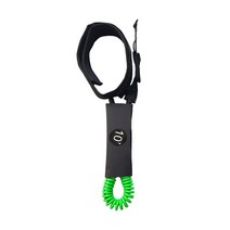 서핑보드 바다 10ft 서핑 보드 허리 로프 가죽 끈 Sup 끈 수상 스포츠 스탠드 업 패들 하이드로포일, 01 Green