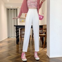 갯마을 차차차 신민아 송혜교 하이웨이스트 9부 캐주얼 정장바지