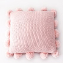해외출고상품 북유럽풍 고급 니트쿠션 인테리어 쇼파쿠션북유럽 인스타 소녀 심베개망 레드볼 니트 쿠션 집 소파 베드 등받이-61663, 옵션02